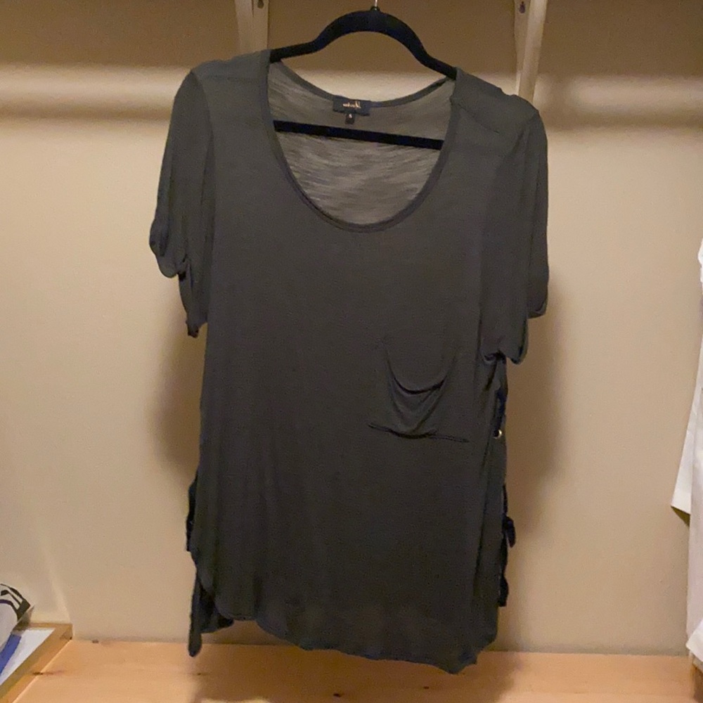 Dark Green Pocket Tee